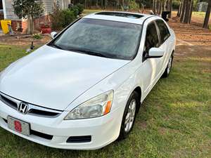 White 2007 Honda Accord