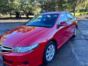 2007 Honda Accord with Red Exterior