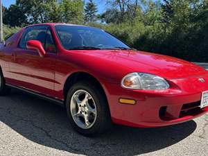 Red 1997 Honda Civic del Sol