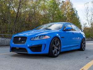 Blue 2014 Jaguar XF