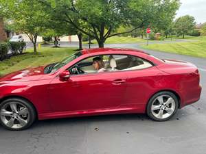 Red 2010 Lexus IS