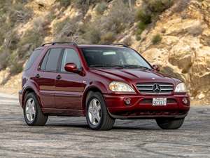 2000 Mercedes-Benz ML55 AMG with Red Exterior