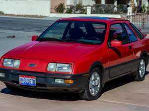 Red 1987 Merkur XR4Ti