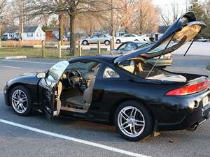 Black 1999 Mitsubishi Eclipse GS