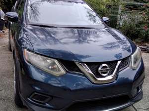 Blue 2015 Nissan Rogue