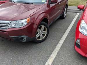 Red 2010 Subaru Forester