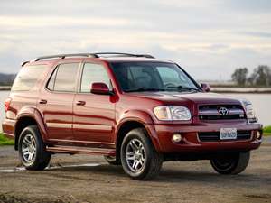 Red 2006 Toyota Sequoia