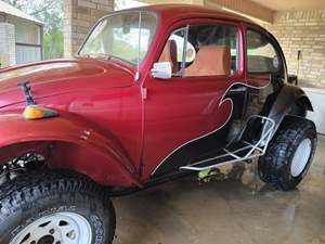 Red 1969 Volkswagen Beetle