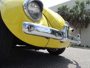 Yellow 1974 Volkswagen Beetle