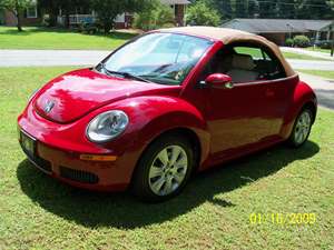Red 2008 Volkswagen Cabriolet
