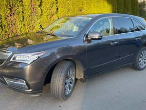 Gray 2016 Acura MDX