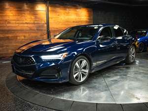 2021 Acura TLX with Blue Exterior