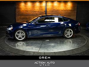 Blue 2019 Audi A5 Sportback