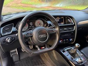 Blue 2013 Audi S4