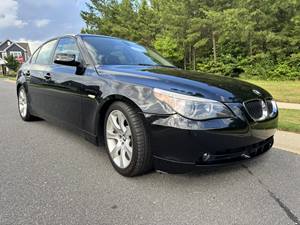 Black 2005 BMW 5 Series