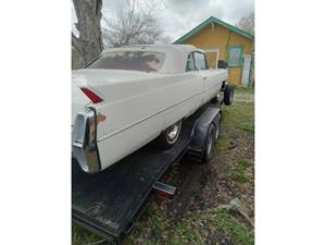 White 1964 Cadillac Coupe DeVille  convertible 