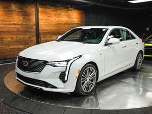 White 2023 Cadillac CT4
