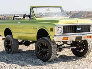 Green 1972 Chevrolet Blazer