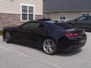 Black 2017 Chevrolet camaro 50th anniversary rs edition 