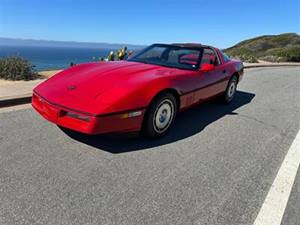 Red 1986 Chevrolet Corvette