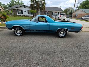 Blue 1971 Chevrolet Elcamino