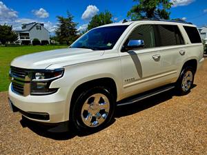 White 2015 Chevrolet Tahoe LTZ 