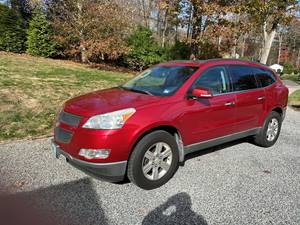 2012 Chevrolet Traverse with Red Exterior