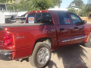 Orange 2008 Dodge Dakota