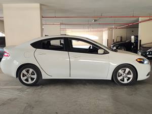 White 2015 Dodge Dart