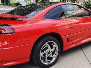 Red 1997 Dodge STEALTH RT, power boost fast take off power