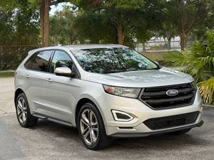 Silver 2015 Ford Edge Sport