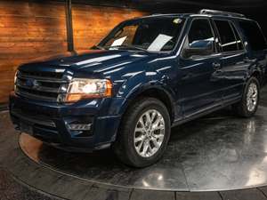 Blue 2017 Ford Expedition