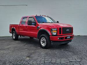 Red 2008 Ford F-250 Super Duty