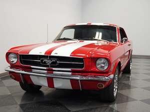1965 Ford Mustang with Red Exterior