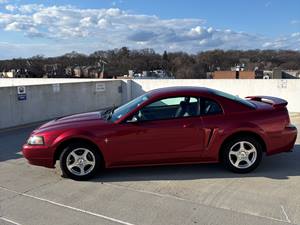 Red 2003 Ford Mustang