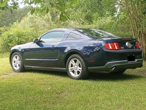 Blue 2012 Ford Mustang