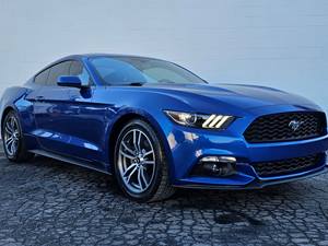 Blue 2017 Ford Mustang
