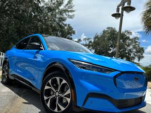 Blue 2023 Ford Mustang Mach-E