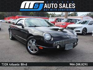 Black 2002 Ford Thunderbird