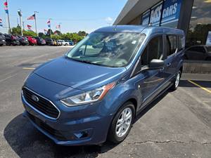Blue 2020 Ford Transit connect xlt