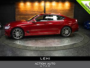 Red 2023 Genesis G70
