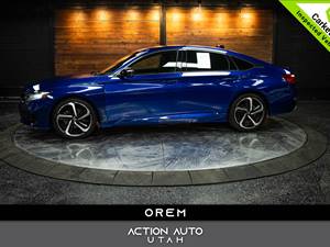 Blue 2021 Honda Accord