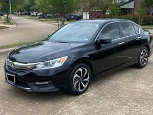 Black 2016 Honda Accord EX-L