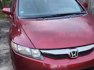 Red 2010 Honda Civic