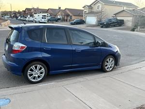 Blue 2010 Honda Fit