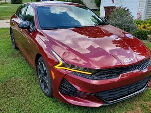 Red 2022 Kia K5 GT Line