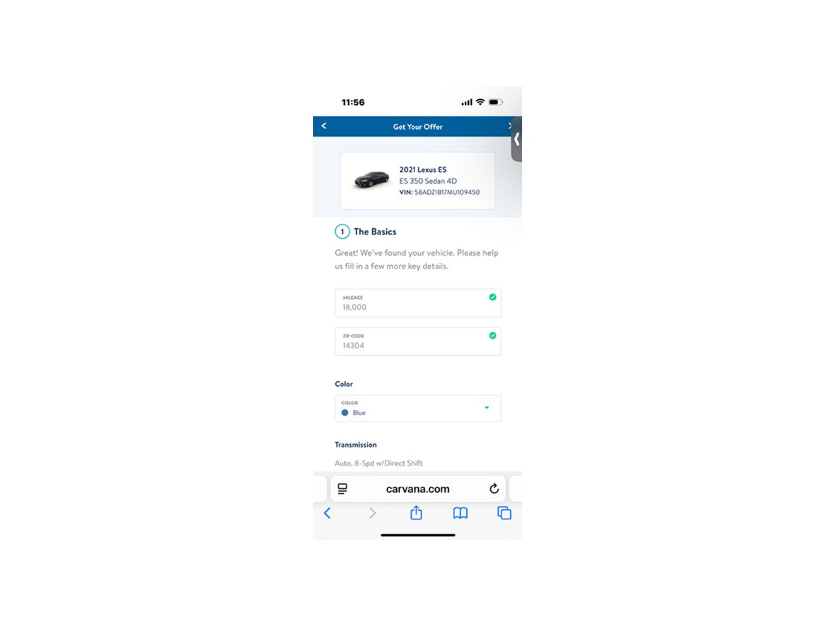 2021 Lexus ES 350 for sale by owner in Niagara Falls