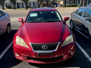Red 2009 Lexus IS 250