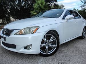 White 2009 Lexus IS 350