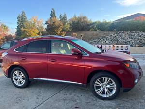 Red 2011 Lexus RX 450h